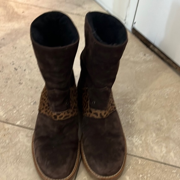 Marc Jacob’s Women’s Suede and fur pull on boots size 5.5; Like new - Picture 2 of 7